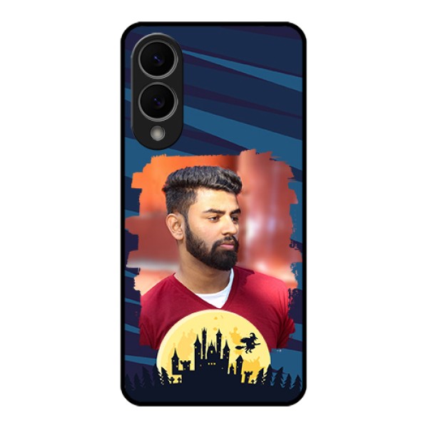 Samsung Galaxy S25 Edge 5G Custom Glass Phone Case - Halloween Witch Design