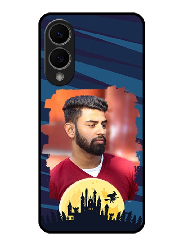 Custom Samsung Galaxy S25 Edge 5G Custom Glass Phone Case - Halloween Witch Design