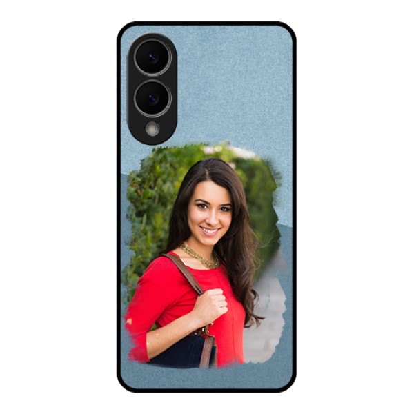 Samsung Galaxy S25 Edge 5G Custom Glass Phone Case - Grunge Line Art Design Samsung Galaxy S25 Edge 5G Custom Glass Phone Case - Grunge Line Art Design