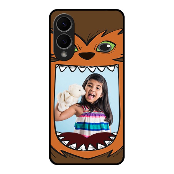 Samsung Galaxy S25 Edge 5G Custom Glass Phone Case - Owl Monster Back Case Design Samsung Galaxy S25 Edge 5G Custom Glass Phone Case - Owl Monster Back Case Design