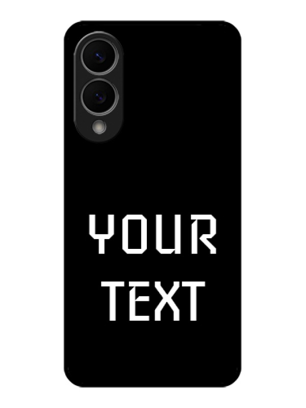 Custom Samsung Galaxy S25 Edge 5G Custom Glass Phone Case - Your Name Design