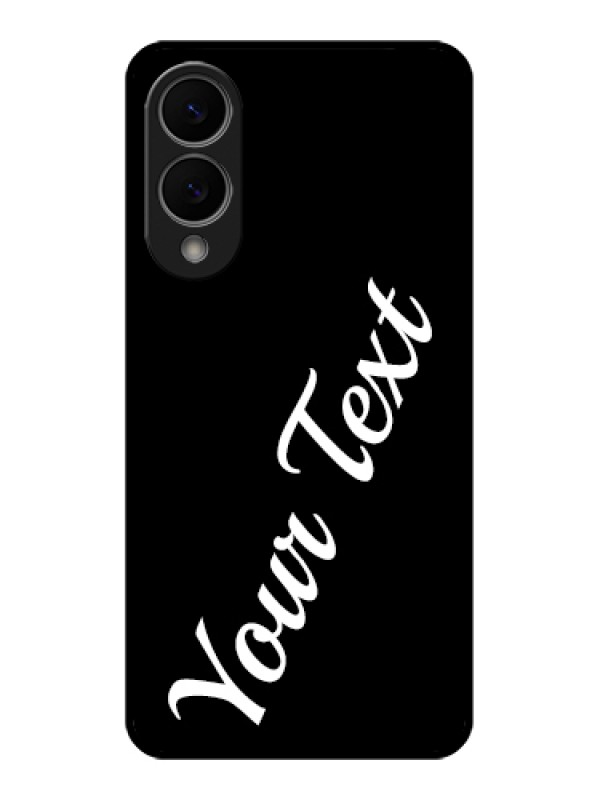 Custom Samsung Galaxy S25 Edge 5G Custom Glass Phone Case - With Your Name Design