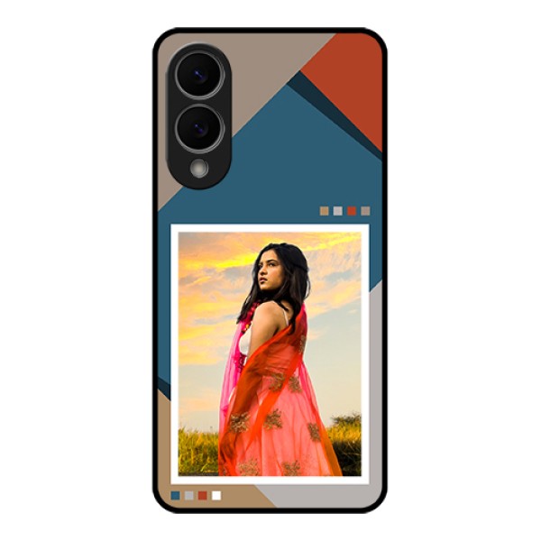 Samsung Galaxy S25 Edge 5G Custom Glass Phone Case - Retro Color Pallet Design Samsung Galaxy S25 Edge 5G Custom Glass Phone Case - Retro Color Pallet Design