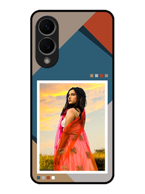 Custom Samsung Galaxy S25 Edge 5G Custom Glass Phone Case - Retro Color Pallet Design