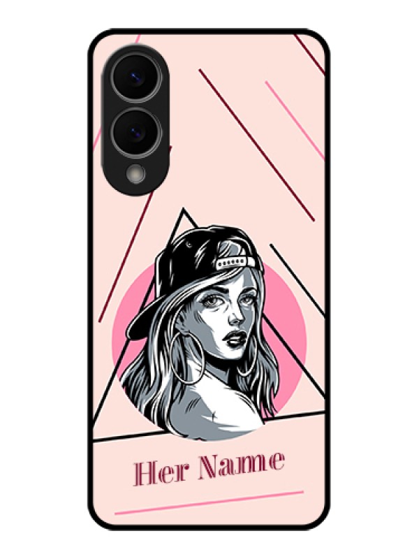 Custom Samsung Galaxy S25 Edge 5G Custom Glass Phone Case - Rockstar Girl Design
