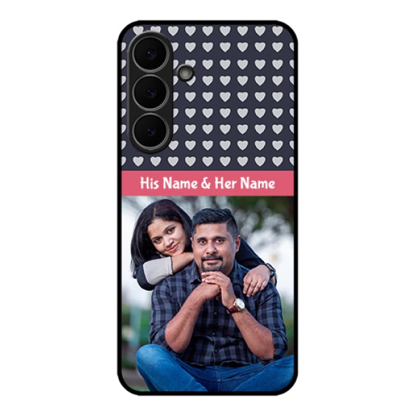 Samsung Galaxy S25 FE 5G Custom Glass Phone Case - Love Symbols Design
