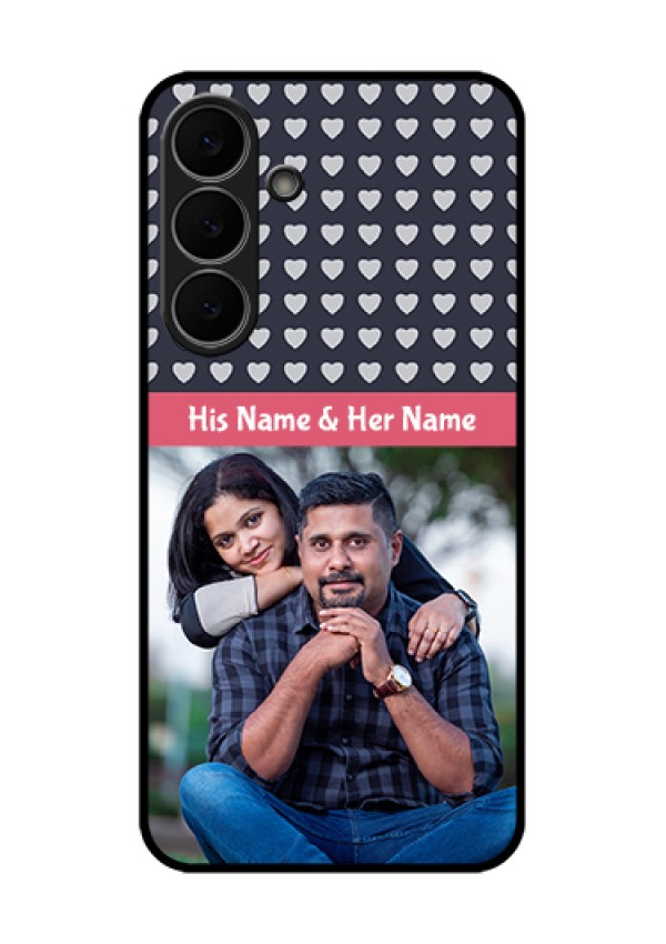 Samsung Galaxy S25 FE 5G Custom Glass Phone Case - Love Symbols Design