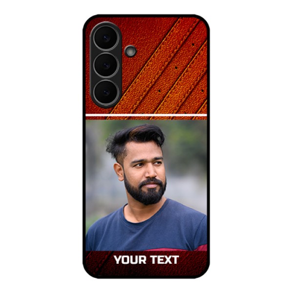 Samsung Galaxy S25 FE 5G Custom Glass Phone Case - Leather Phone Case Design Samsung Galaxy S25 FE 5G Custom Glass Phone Case - Leather Phone Case Design