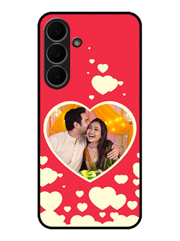 Custom Samsung Galaxy S25 FE 5G Custom Glass Phone Case - Love Symbols Phone Cover Design