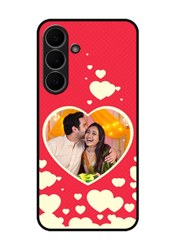 Samsung Galaxy S25 FE 5G Custom Glass Phone Case - Love Symbols Phone Cover Design