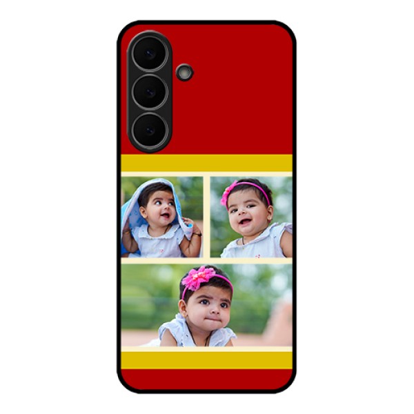 Samsung Galaxy S25 FE 5G Custom Glass Phone Case - Multiple Pic Upload Design