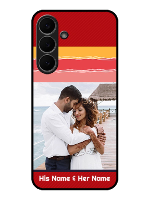 Custom Samsung Galaxy S25 FE 5G Custom Glass Phone Case - Colorful Case Design