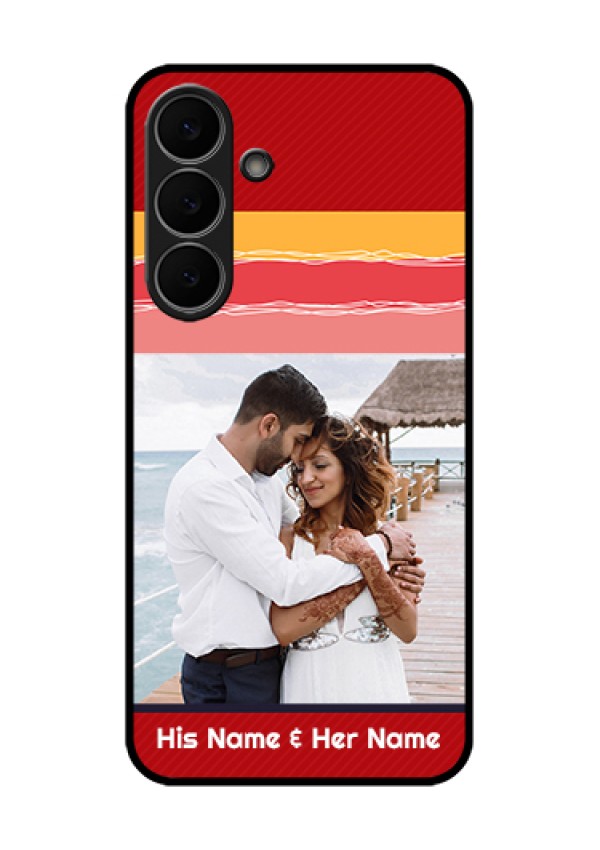 Samsung Galaxy S25 FE 5G Custom Glass Phone Case - Colorful Case Design