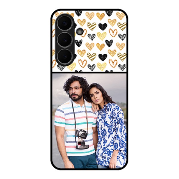Samsung Galaxy S25 FE 5G Custom Glass Phone Case - Love Symbol Design