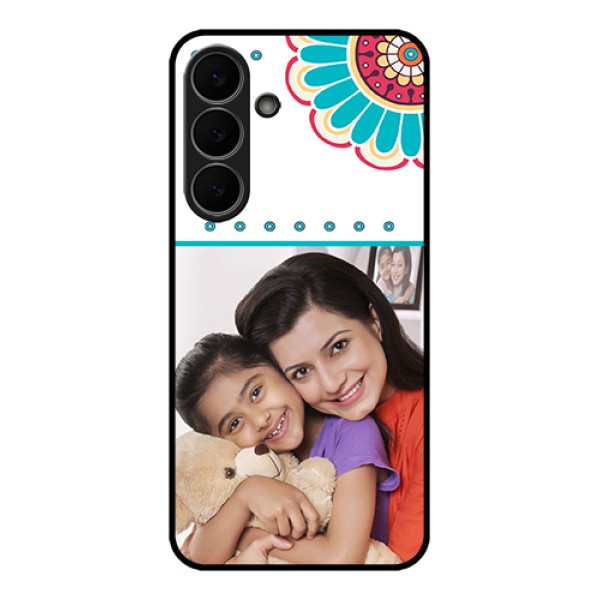 Samsung Galaxy S25 FE 5G Custom Glass Phone Case - Flower Design