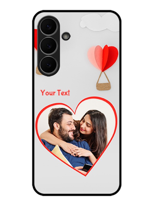 Custom Samsung Galaxy S25 FE 5G Custom Glass Phone Case - Parachute Love Design