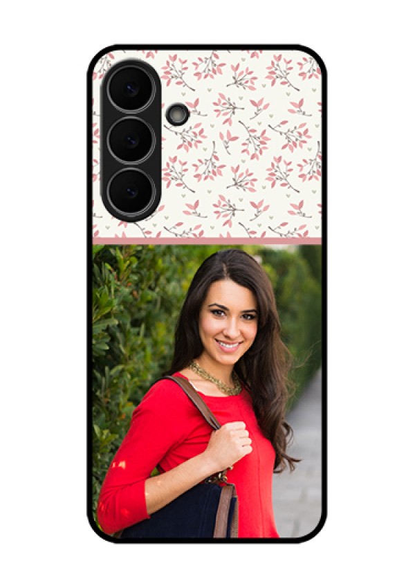 Samsung Galaxy S25 FE 5G Custom Glass Phone Case - Stunning Floral Design