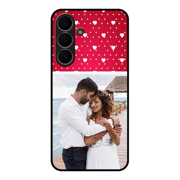 Samsung Galaxy S25 FE 5G Custom Glass Phone Case - Hearts Mobile Case Design Samsung Galaxy S25 FE 5G Custom Glass Phone Case - Hearts Mobile Case Design