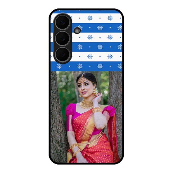 Samsung Galaxy S25 FE 5G Custom Glass Phone Case - Snow Pattern Design