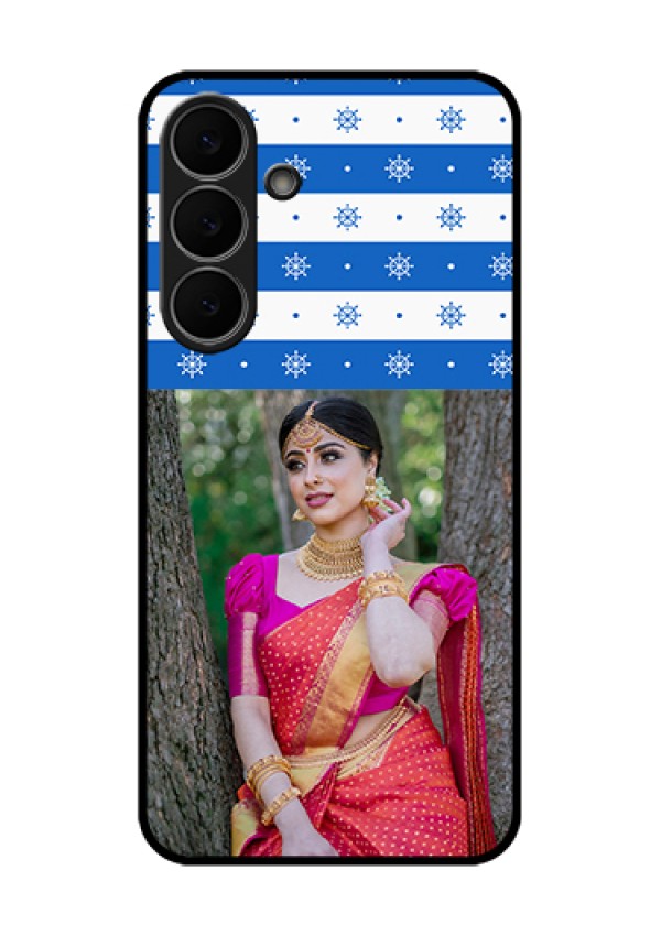 Samsung Galaxy S25 FE 5G Custom Glass Phone Case - Snow Pattern Design