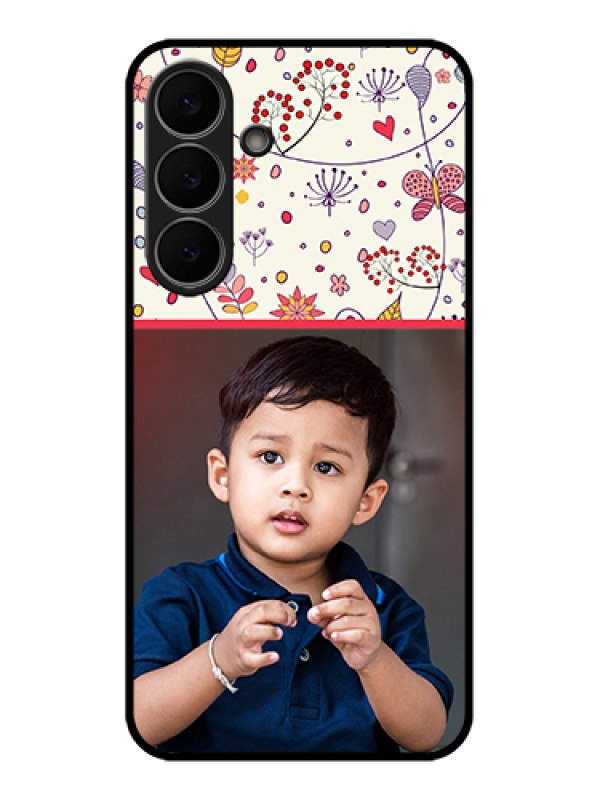 Custom Samsung Galaxy S25 FE 5G Custom Glass Phone Case - Premium Floral Design