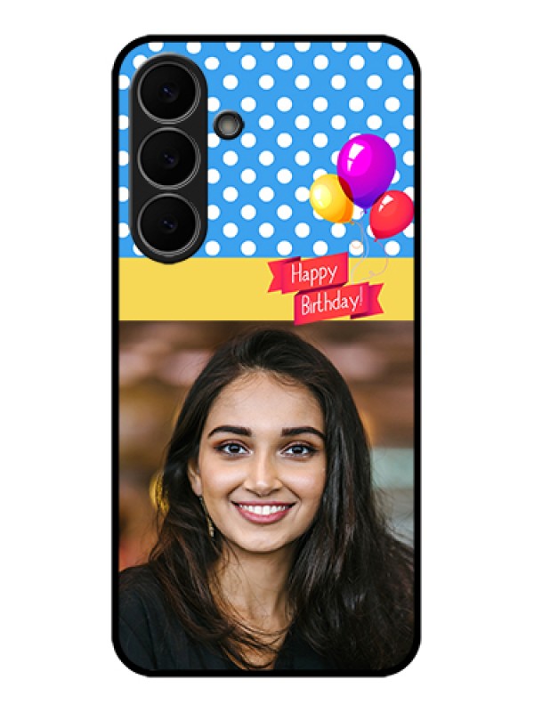 Custom Samsung Galaxy S25 FE 5G Custom Glass Phone Case - Happy Birthday Design