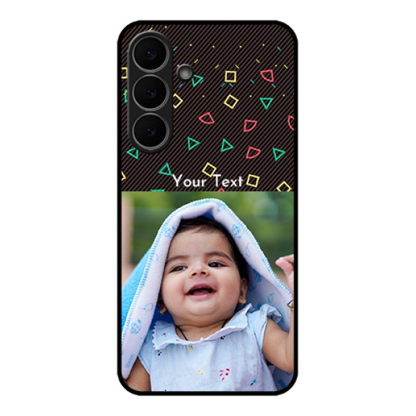 Samsung Galaxy S25 FE 5G Custom Glass Phone Case - With Confetti Birthday Design Samsung Galaxy S25 FE 5G Custom Glass Phone Case - With Confetti Birthday Design