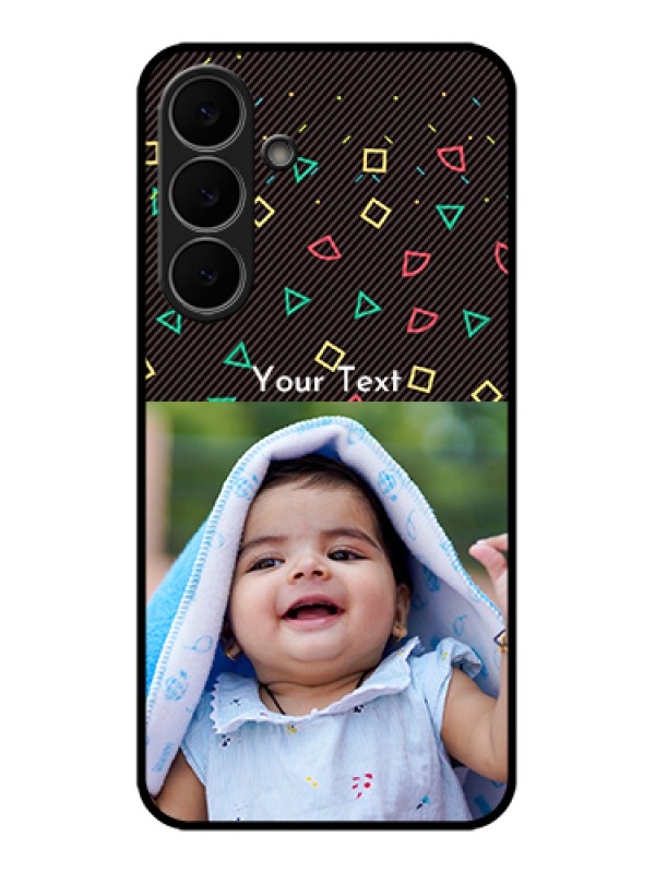 Custom Samsung Galaxy S25 FE 5G Custom Glass Phone Case - With Confetti Birthday Design