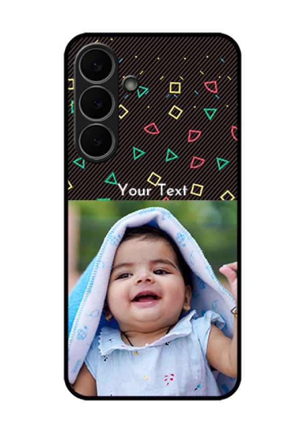 Samsung Galaxy S25 FE 5G Custom Glass Phone Case - With Confetti Birthday Design