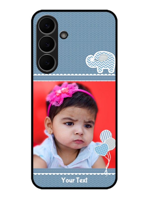 Custom Samsung Galaxy S25 FE 5G Custom Glass Phone Case - With Kids Pattern Design