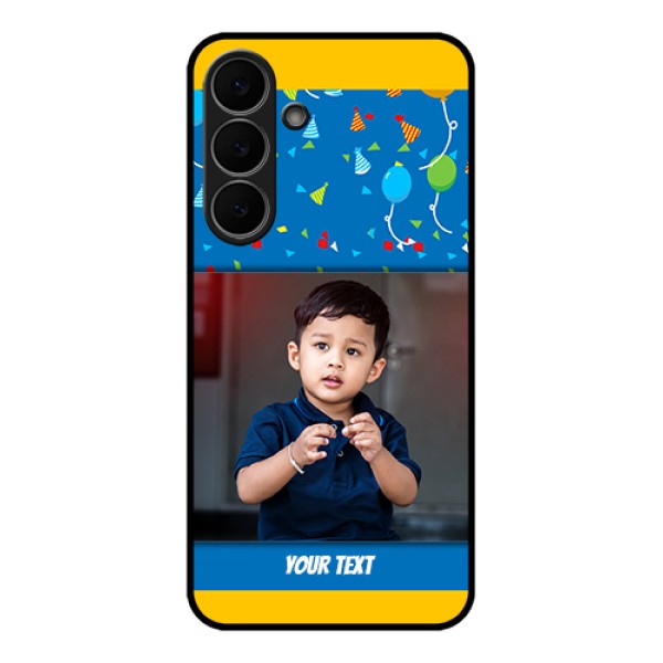 Samsung Galaxy S25 FE 5G Custom Glass Phone Case - Birthday Wishes Design Samsung Galaxy S25 FE 5G Custom Glass Phone Case - Birthday Wishes Design
