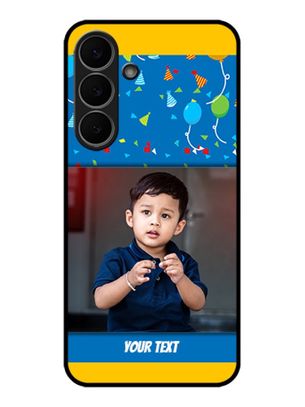 Custom Samsung Galaxy S25 FE 5G Custom Glass Phone Case - Birthday Wishes Design