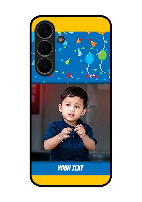 Samsung Galaxy S25 FE 5G Custom Glass Phone Case - Birthday Wishes Design