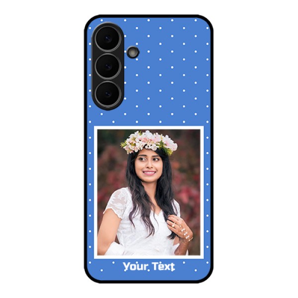 Samsung Galaxy S25 FE 5G Custom Glass Phone Case - Polka Dots Design
