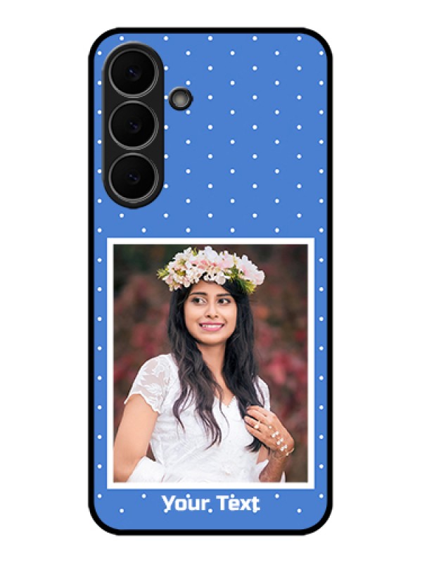 Custom Samsung Galaxy S25 FE 5G Custom Glass Phone Case - Polka Dots Design