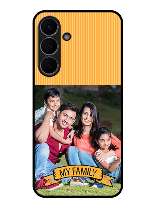 Custom Samsung Galaxy S25 FE 5G Custom Glass Phone Case - My Family Design