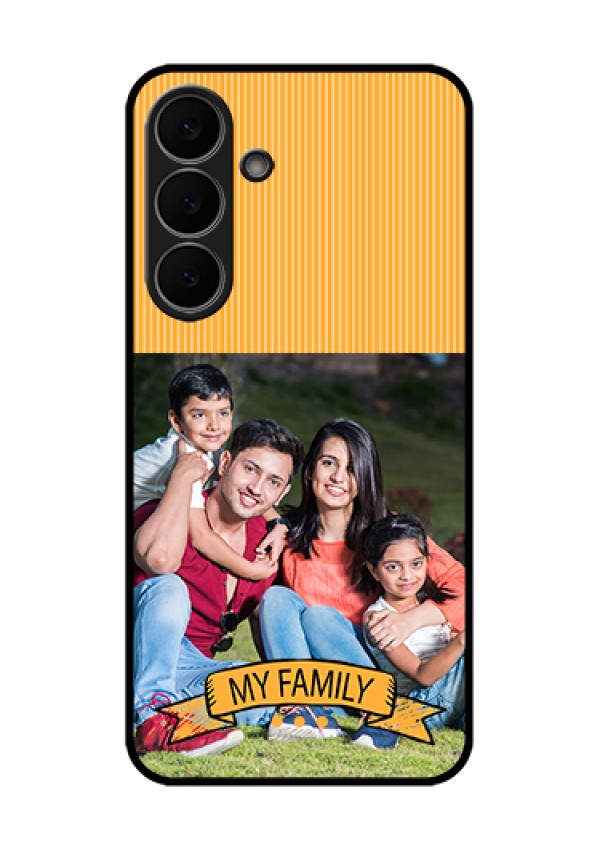 Samsung Galaxy S25 FE 5G Custom Glass Phone Case - My Family Design