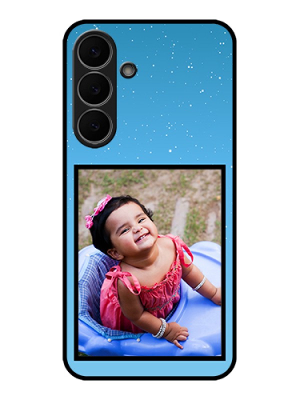 Custom Samsung Galaxy S25 FE 5G Custom Glass Phone Case - Wave Pattern Colorful Design