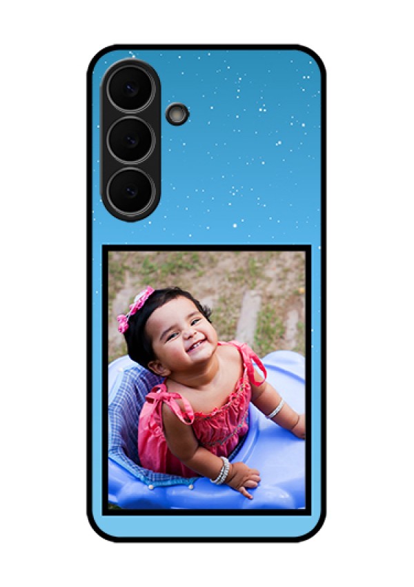 Samsung Galaxy S25 FE 5G Custom Glass Phone Case - Wave Pattern Colorful Design