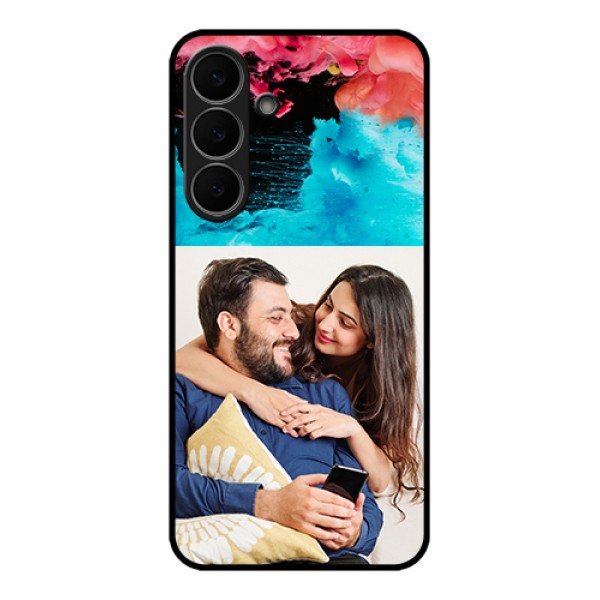 Samsung Galaxy S25 FE 5G Custom Glass Phone Case - Quote With Acrylic Painting Design Samsung Galaxy S25 FE 5G Custom Glass Phone Case - Quote With Acrylic Painting Design