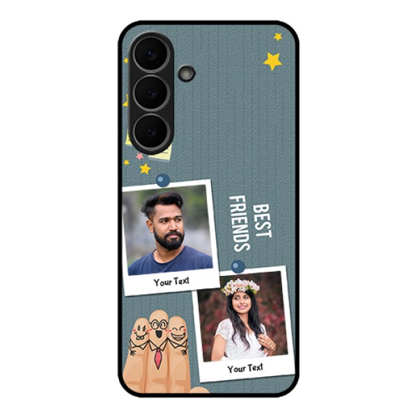 Samsung Galaxy S25 FE 5G Custom Glass Phone Case - Sticky Frames And Friendship Design Samsung Galaxy S25 FE 5G Custom Glass Phone Case - Sticky Frames And Friendship Design