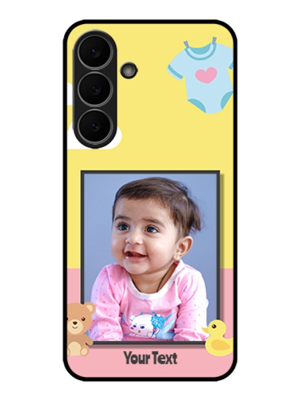 Custom Samsung Galaxy S25 FE 5G Custom Glass Phone Case - Kids 2 Color Design