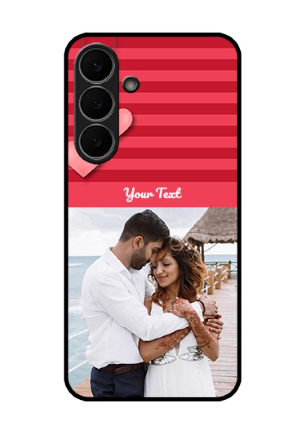 Samsung Galaxy S25 FE 5G Custom Glass Phone Case - Valentines Day Design