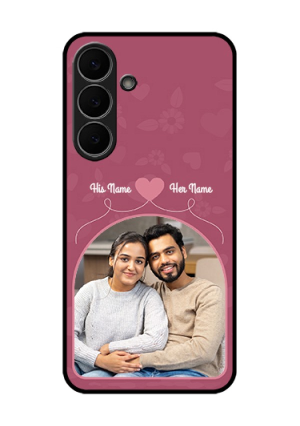 Samsung Galaxy S25 FE 5G Custom Glass Phone Case - Love Floral Design