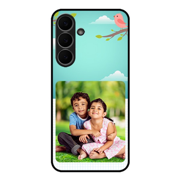 Samsung Galaxy S25 FE 5G Custom Glass Phone Case - Doodle Love Design
