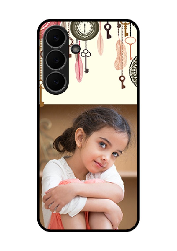 Samsung Galaxy S25 FE 5G Custom Glass Phone Case - Boho Style Design