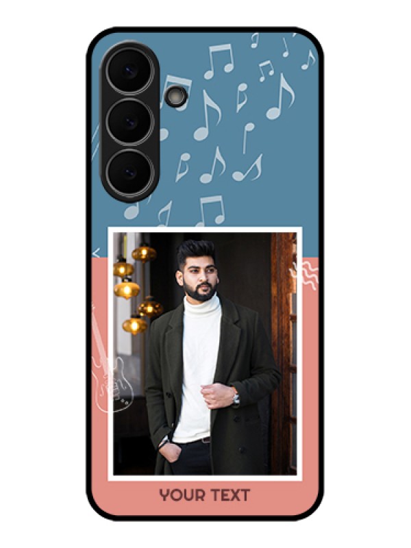 Custom Samsung Galaxy S25 FE 5G Custom Glass Phone Case - With Color Musical Note Design