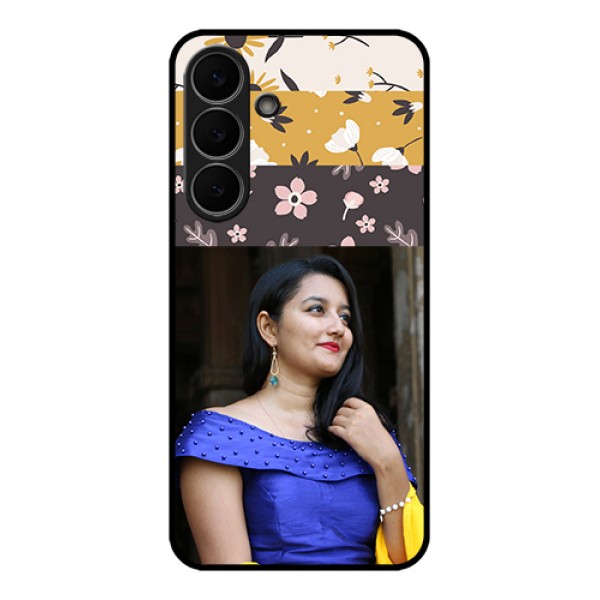 Samsung Galaxy S25 FE 5G Custom Glass Phone Case - Stylish Floral Design Samsung Galaxy S25 FE 5G Custom Glass Phone Case - Stylish Floral Design