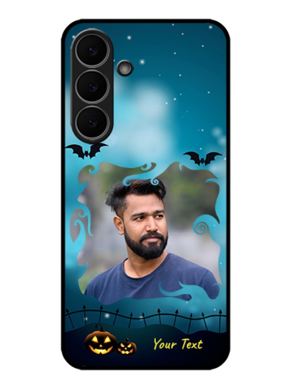 Custom Samsung Galaxy S25 FE 5G Custom Glass Phone Case - Halloween Frame Design