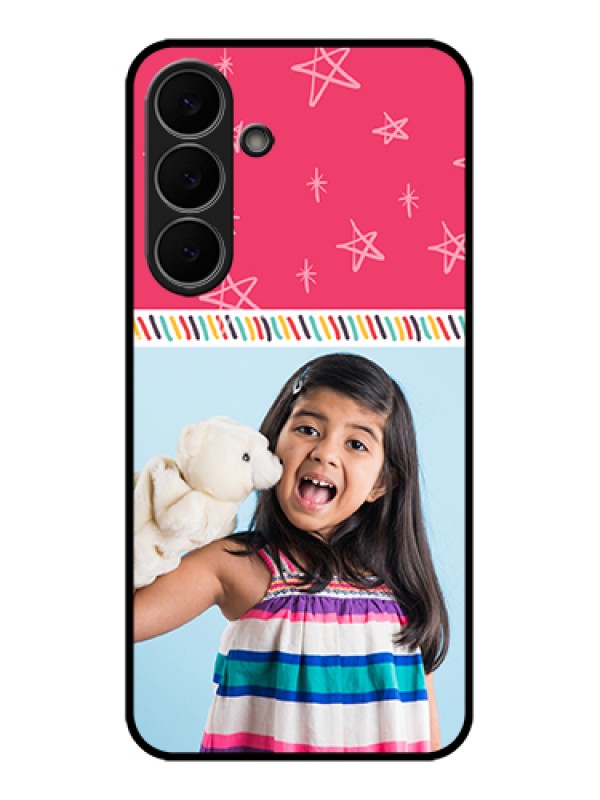 Custom Samsung Galaxy S25 FE 5G Custom Glass Phone Case - Line Art Design